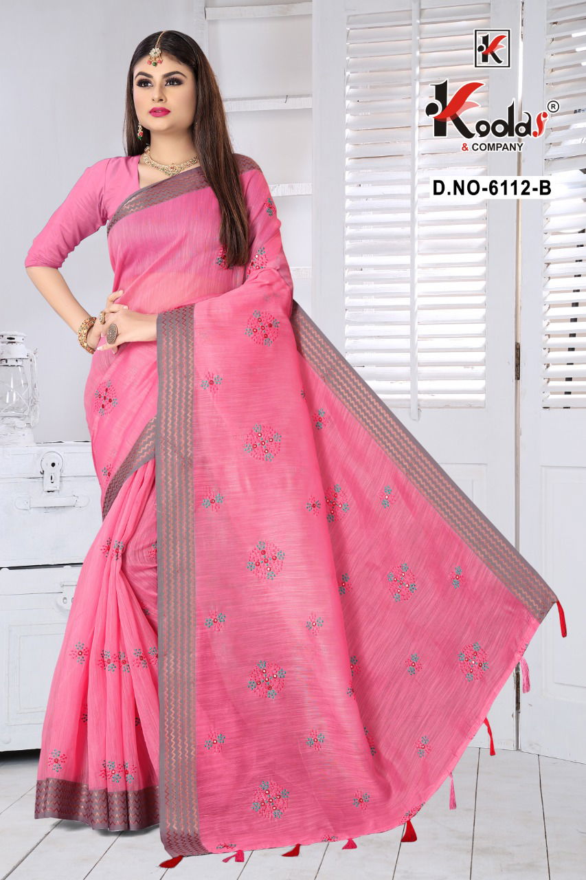 Ruhani 6112 Casual Wear Latest Designer Festive Wear Cotton Saree Collection 
